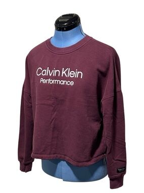 Calvin Klein Performance Burgundy Sweatshirt